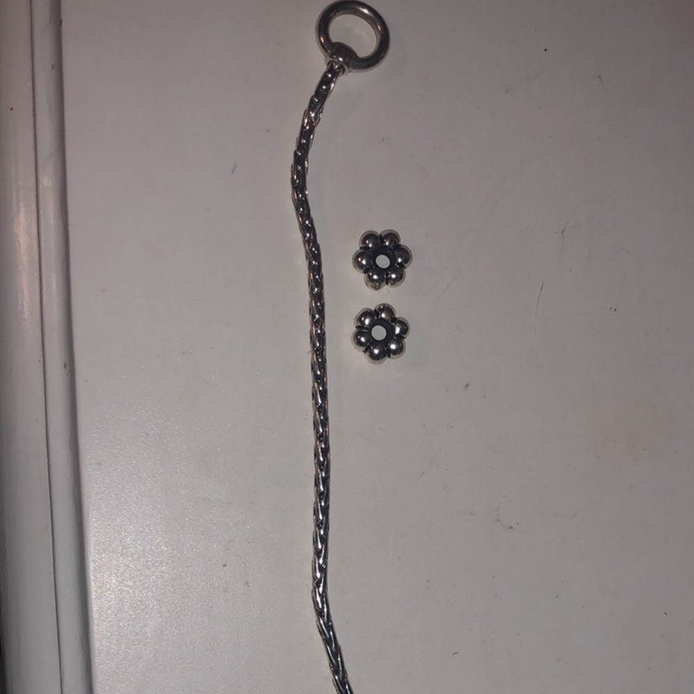 pandora charm bracelet & stoppers